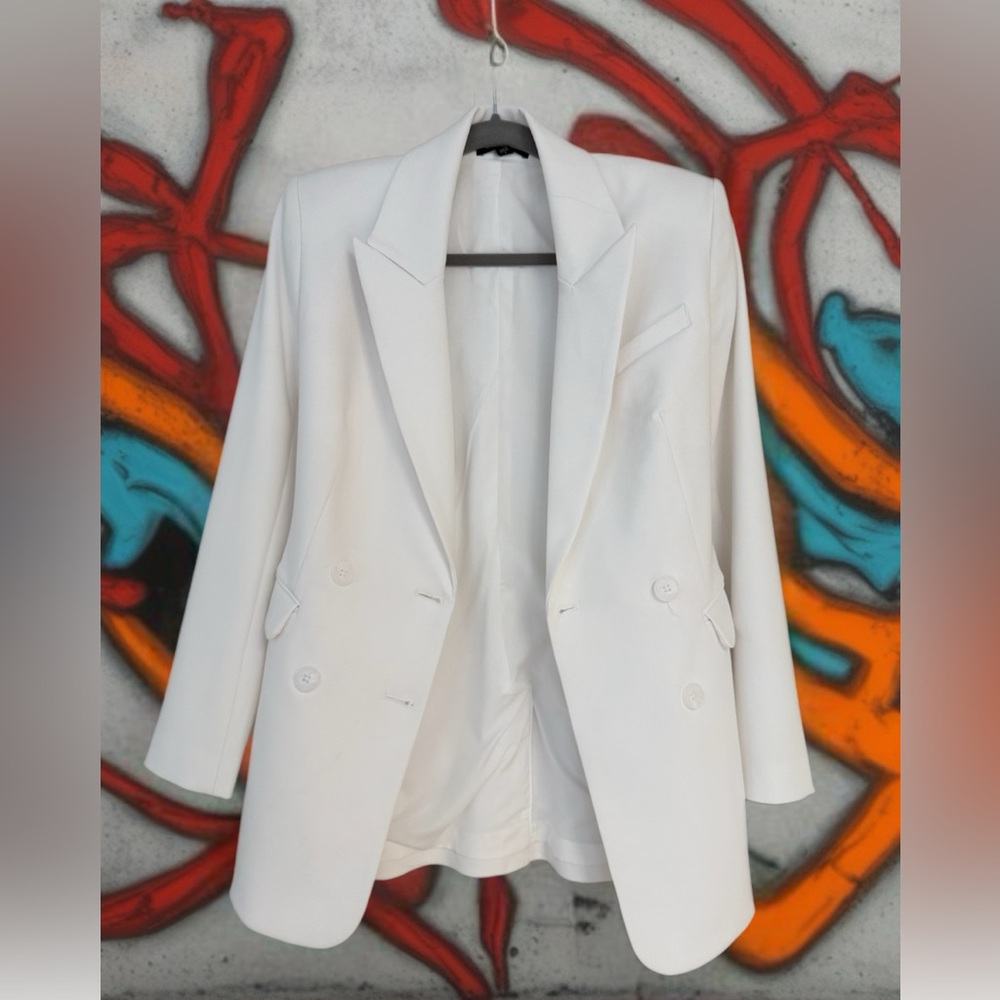 Express Classic White Women's Blazer